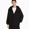 Online Abrigo parka oversize efecto nylon HOMBRE Cazadoras y abrigos