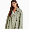 Sale Abrigo trench algodón MUJER Trench y abrigos