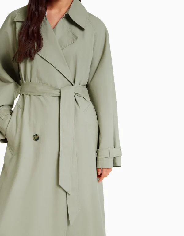 Sale Abrigo trench algodón MUJER Trench y abrigos