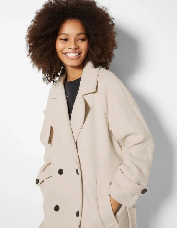 Discount Abrigo trench lana MUJER Join Life