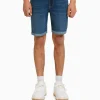 Best Sale Bermuda denim super skinny roll up HOMBRE Bermudas