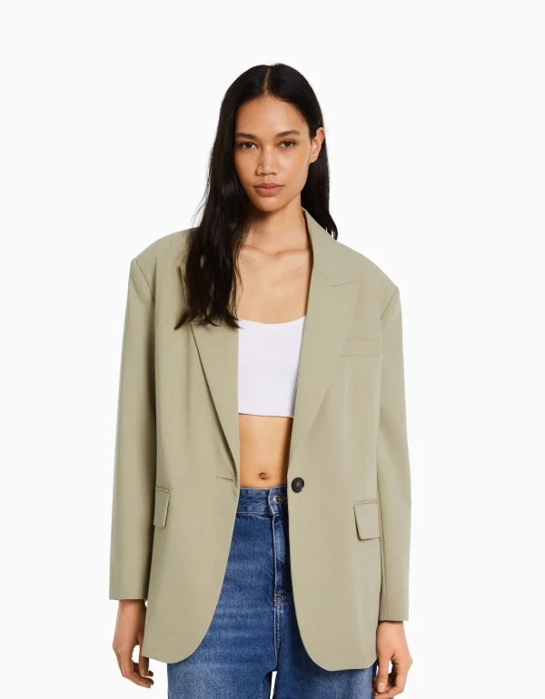 Cheap Blazer tailoring oversize corte masculino MUJER Básicos