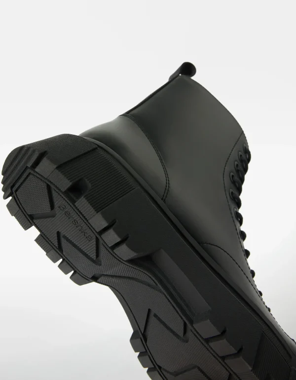 Best Botas acordonadas suela track hombre HOMBRE Botines