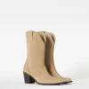 Outlet Botas cowboy tacón PIEL MUJER Cowboy