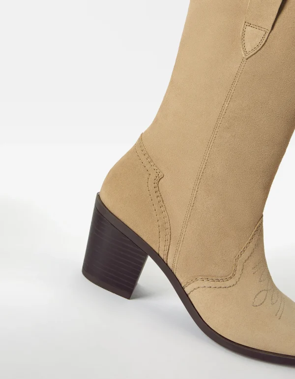 Outlet Botas cowboy tacón PIEL MUJER Cowboy