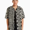 Hot Camisa manga corta print HOMBRE Camisas