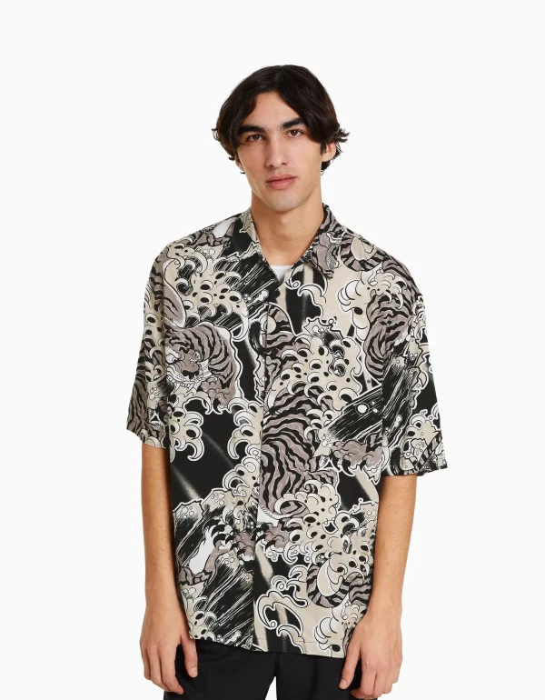 New Camisa manga corta print HOMBRE Camisas