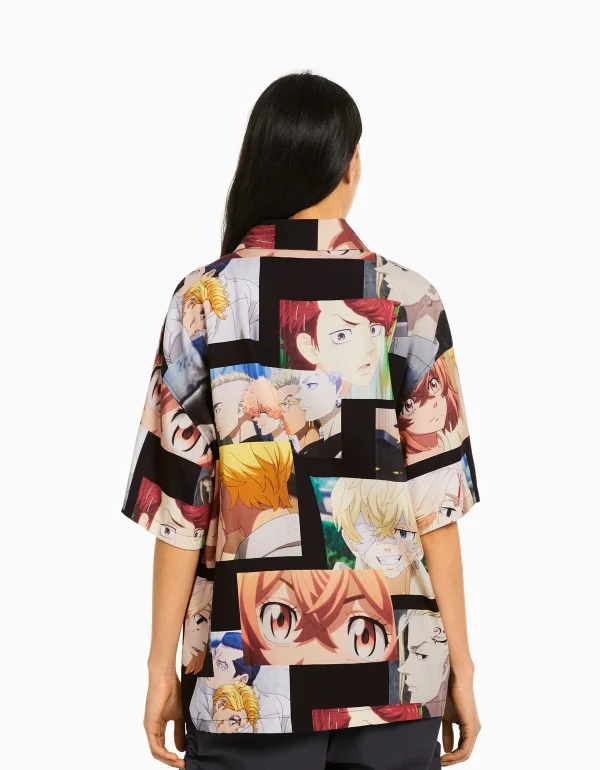 Cheap Camisa manga corta print TOKYO REVENGERS MUJER Tokyo Revengers