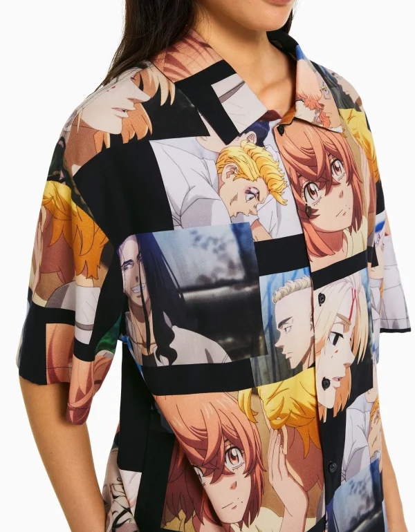 Cheap Camisa manga corta print TOKYO REVENGERS MUJER Tokyo Revengers