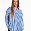 Best Sale Camisa manga larga oversize popelín MUJER Camisas y blusas