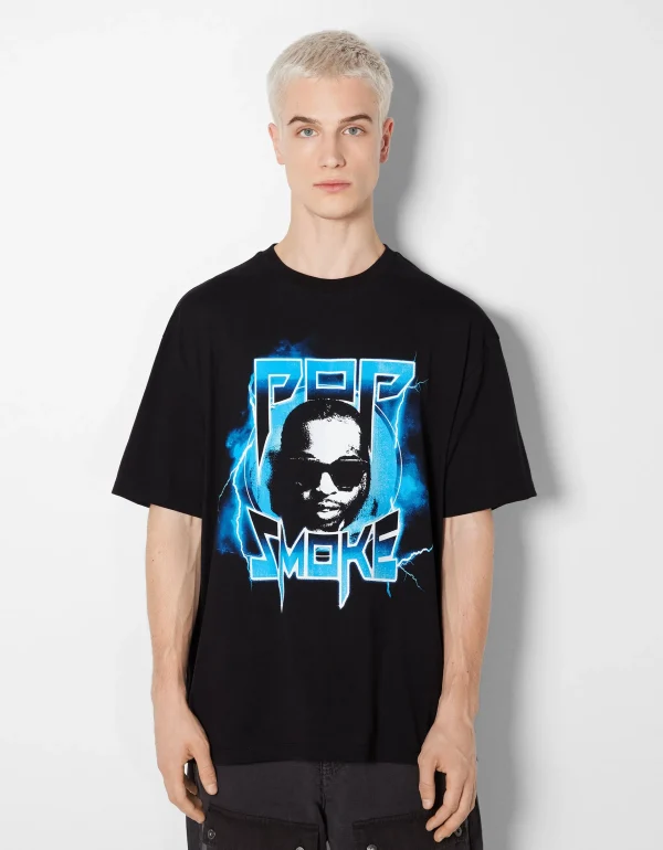 Shop Camiseta boxy fit Pop Smoke HOMBRE Espacio