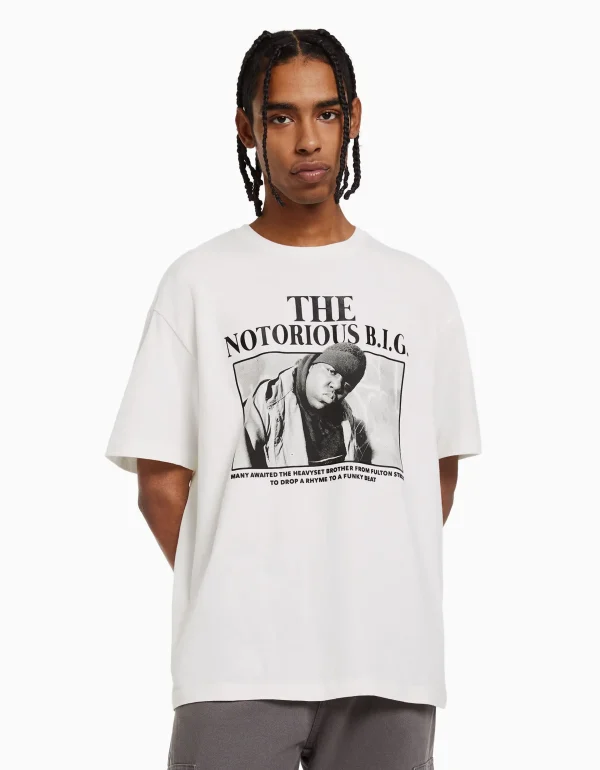 Fashion Camiseta manga corta boxy fit The Notorious B.I.G. HOMBRE Espacio