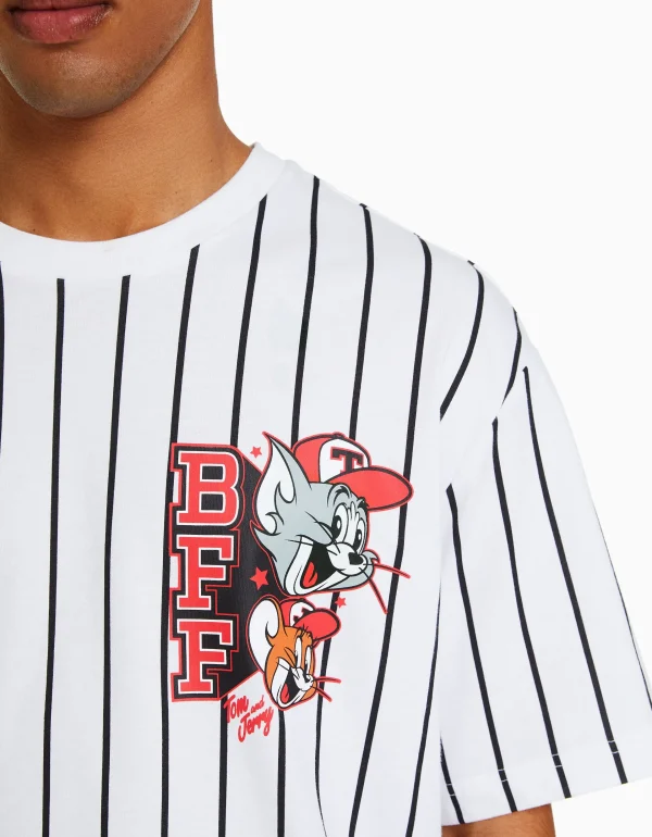 Store Camiseta manga corta boxy fit print TomJerry HOMBRE Ropa