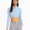 Hot Cárdigan cropped cuello perkins cremallera MUJER BSK Teen