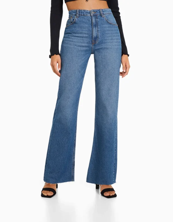 Flash Sale Jeans confort abertura lateral MUJER Jeans