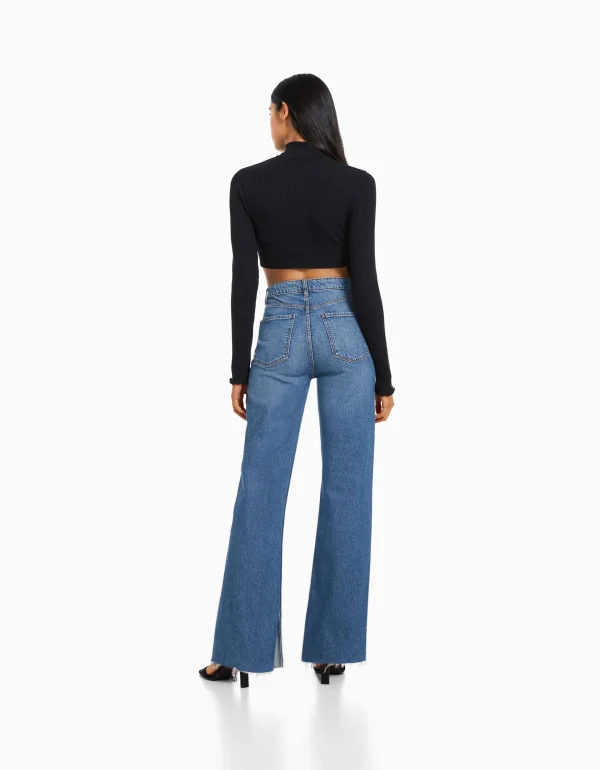 Flash Sale Jeans confort abertura lateral MUJER Jeans