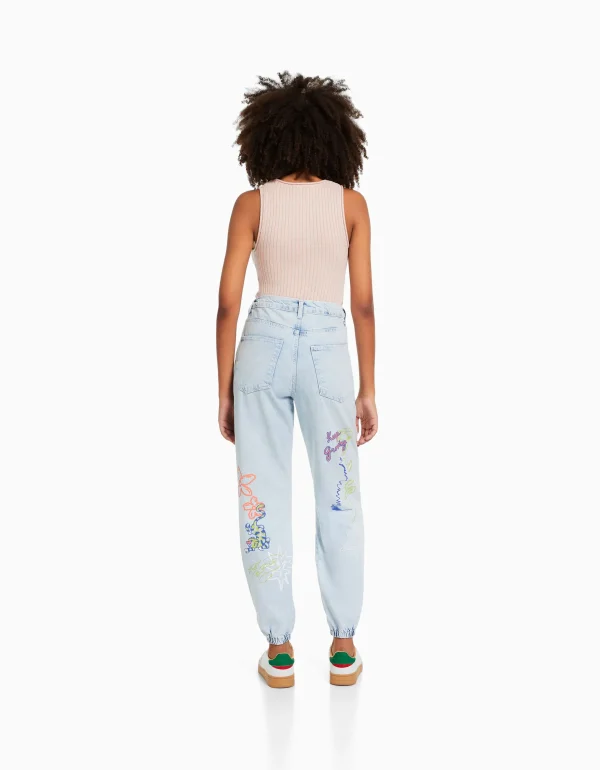 Discount Jeans jogger grafiti MUJER Jeans