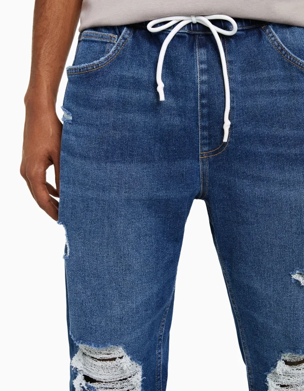 Flash Sale Jeans jogger rotos HOMBRE Denim