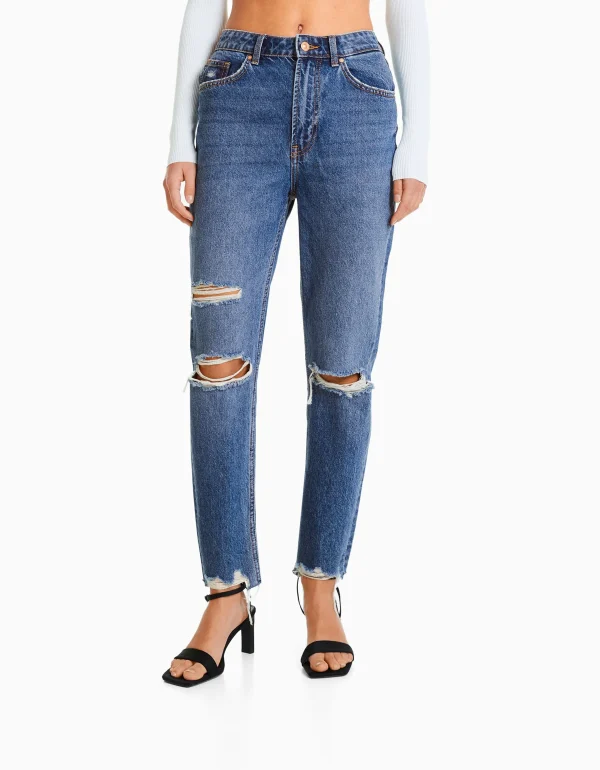 Flash Sale Jeans mom rotos MUJER Jeans