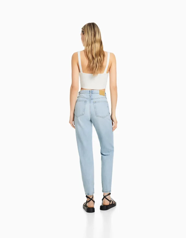 Shop Jeans mom rotos MUJER Jeans