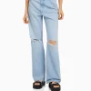 Fashion Jeans 90's wide leg rotos MUJER BSK Teen