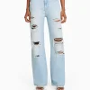 Cheap Jeans 90's wide leg rotos MUJER Jeans