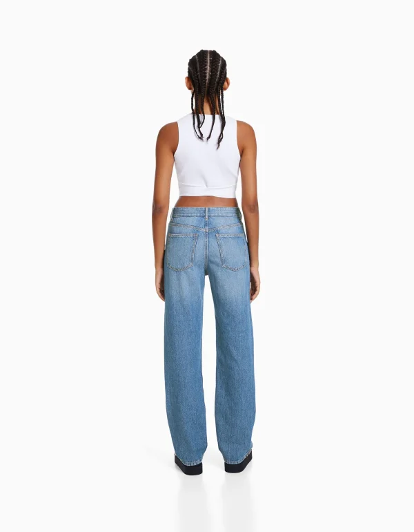 Shop Jeans straight MUJER BSK Teen