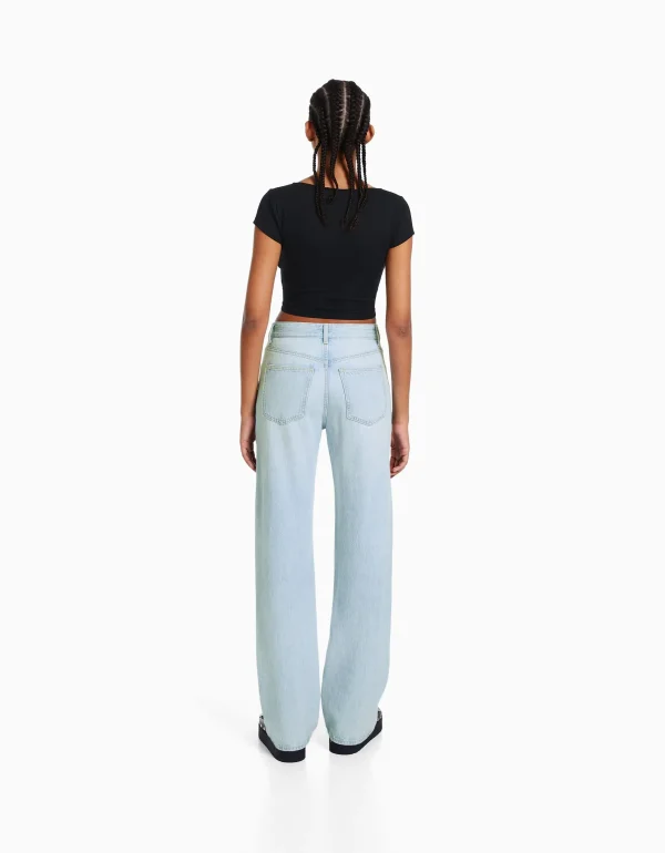 Shop Jeans straight MUJER BSK Teen