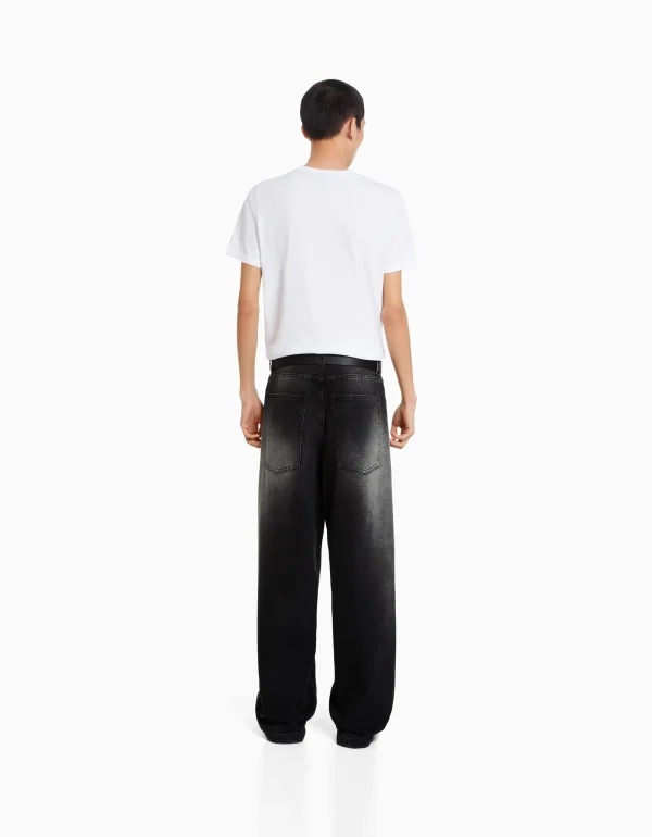 Best Jeans super baggy efecto desgastado HOMBRE Ropa