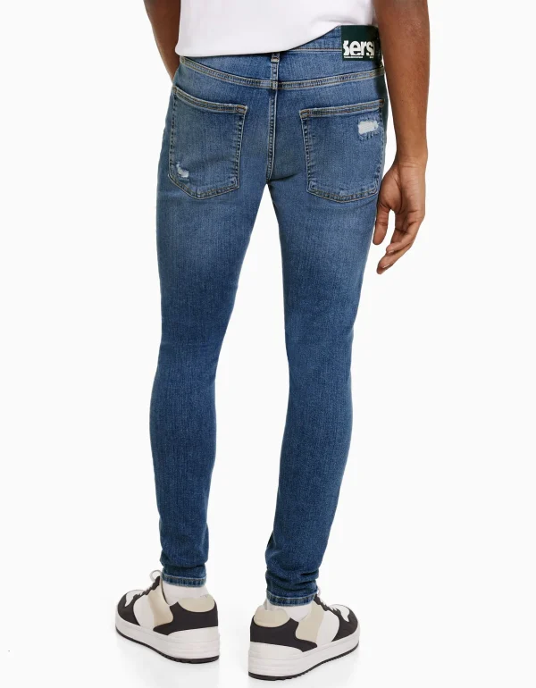 Best Sale Jeans super skinny rotos HOMBRE Denim