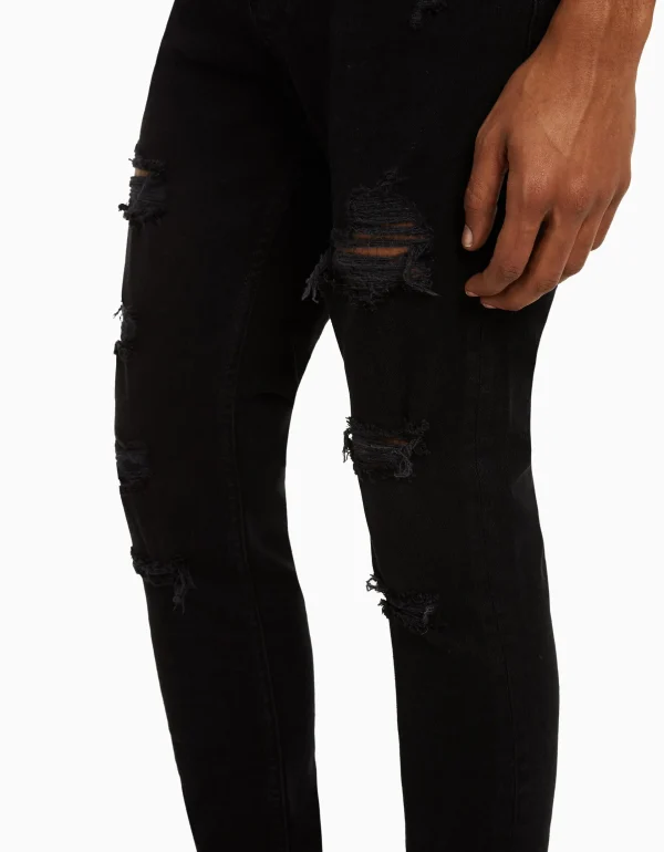 New Jeans super skinny rotos HOMBRE Denim