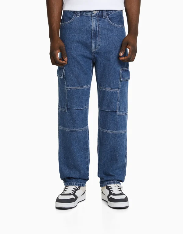 Best Jeans wide cargo HOMBRE Denim