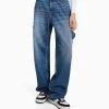 Cheap Jeans wide leg balloon carpenter detalle MUJER Jeans