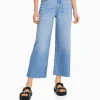 Outlet Jeans wide leg cropped MUJER Jeans