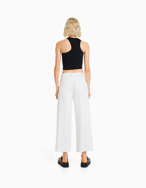 Discount Jeans wide leg cropped MUJER Jeans