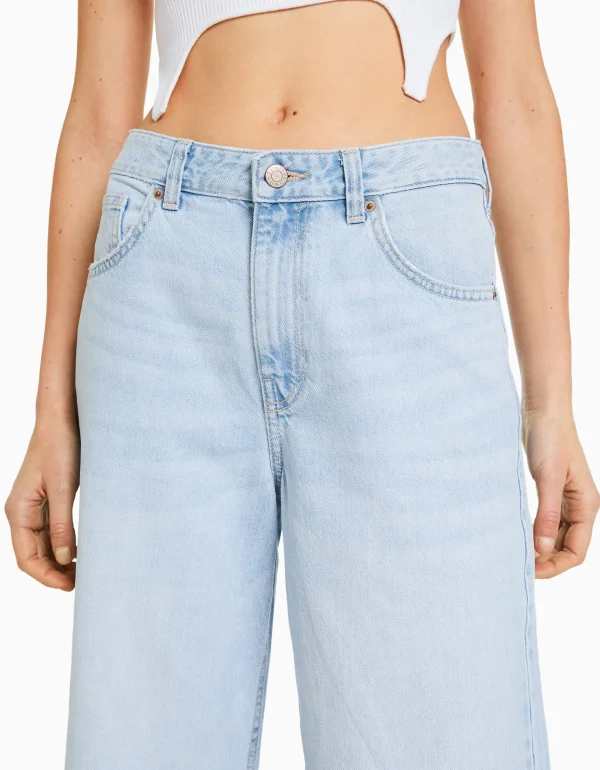 Store Jeans wide leg cropped MUJER Jeans