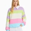 Best Sale Jersey chenilla rayas multicolor MUJER Punto