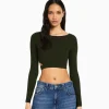 Flash Sale Jersey rib cut out MUJER Punto