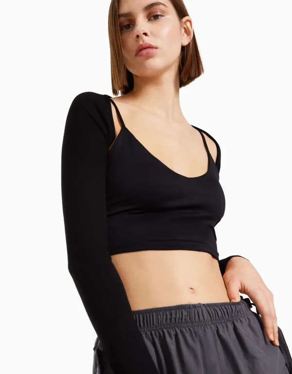 Best Sale Manguitos básicos MUJER Tops y corsé