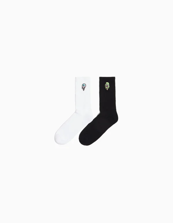 Store Pack 2 calcetines bordado HOMBRE Calcetines