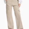 Flash Sale Pantalón cargo straight sarga goma cintura MUJER BSK Teen