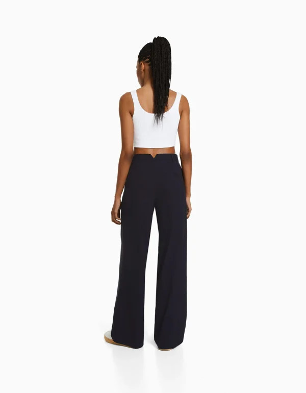 Cheap Pantalón dad fit tailoring MUJER #bershkastyle