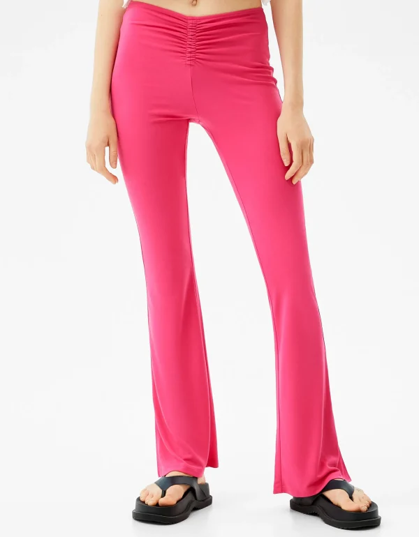 Store Pantalón flare frunce MUJER Pantalones y jeans