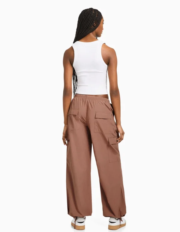 Shop Pantalón jogger cargo parachute MUJER #bershkastyle