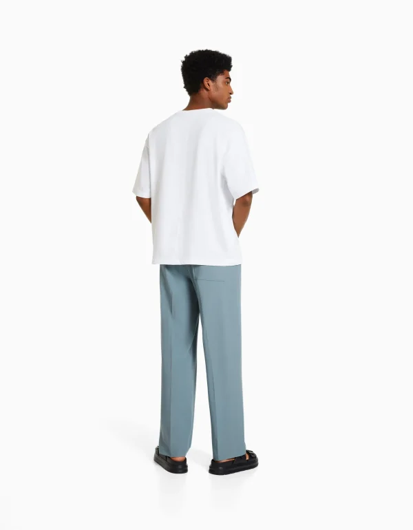 Online Pantalón sastrero semi jogger wide fit HOMBRE Pantalones