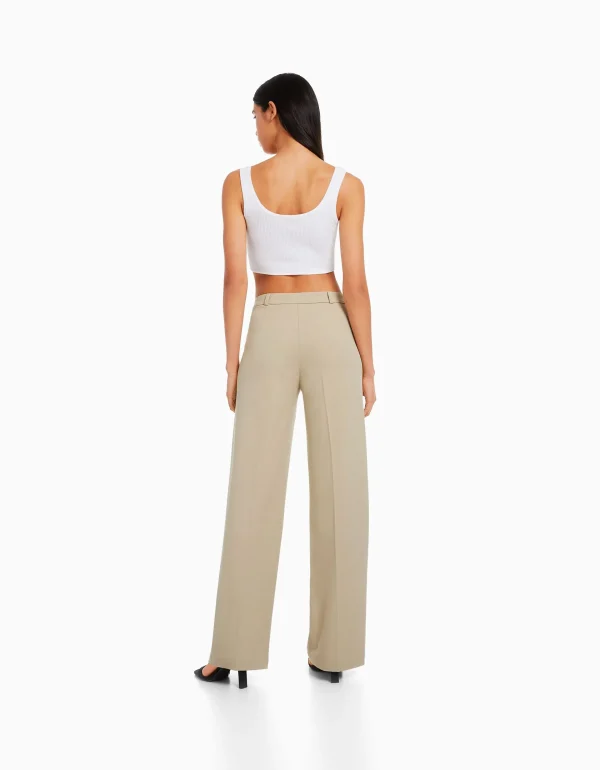 Fashion Pantalón wide leg tailoring trabillas MUJER Básicos