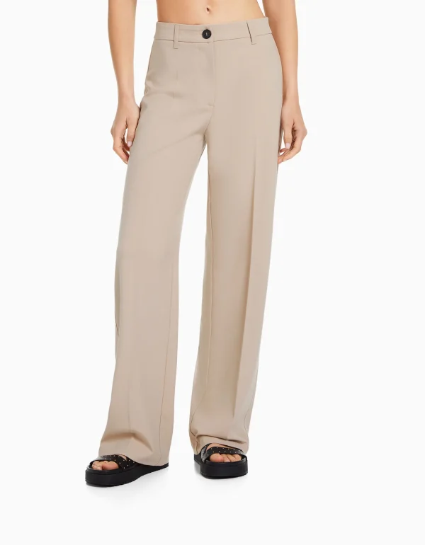 Discount Pantalón wide leg trabillas MUJER New Suiting