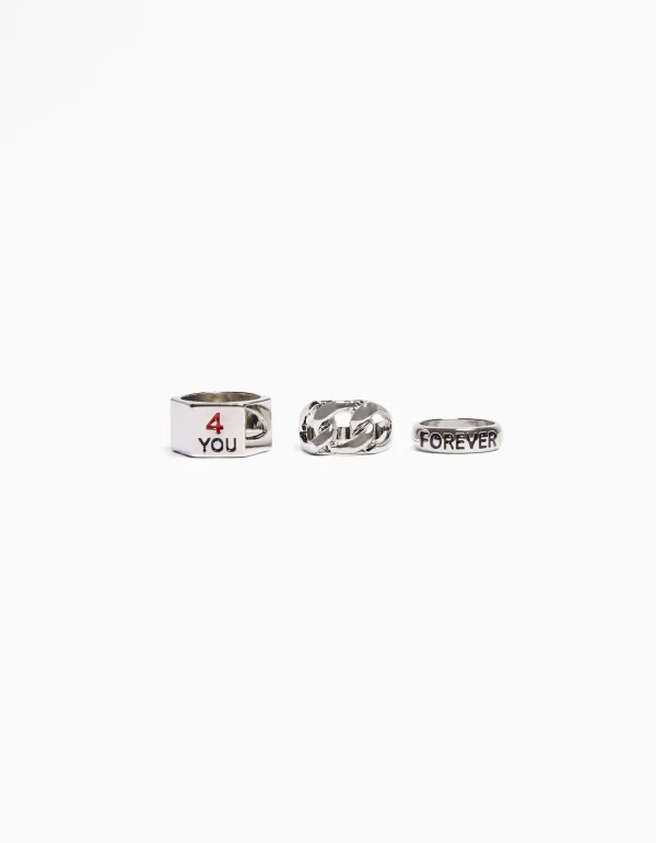 Cheap Set 3 anillos love MUJER One Love