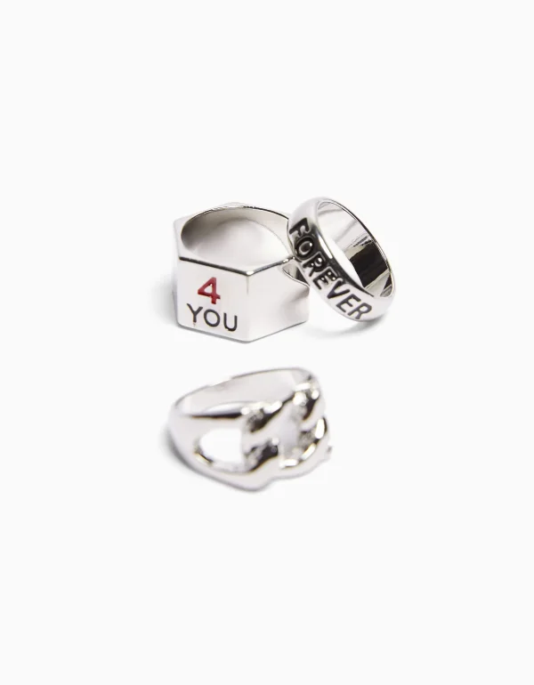 Cheap Set 3 anillos love MUJER One Love