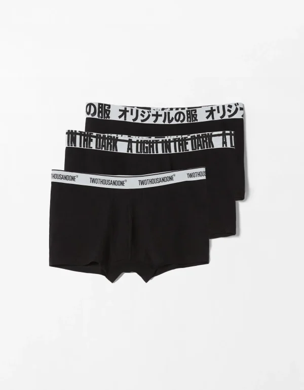 Discount Set 3 boxers lettering HOMBRE Underwear